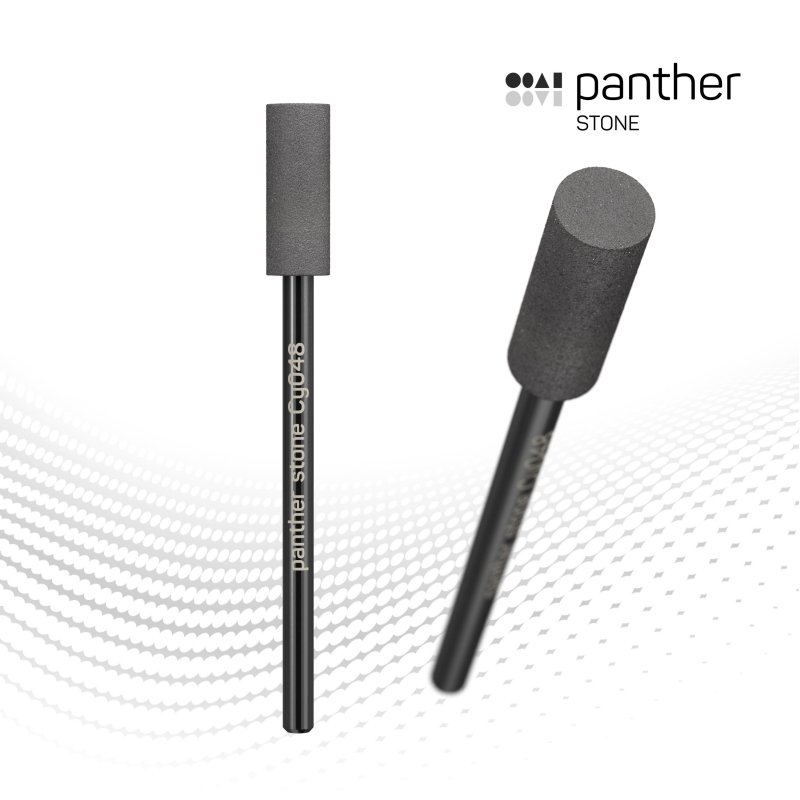 PSC132104F · Cilindro — Instrumento rotatorio Panther Stone en forma de cilindro de punta plana para circonio sinterizado, disilicato y cerámica