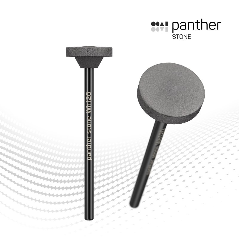 Instrumento rotatorio Panther Stone en forma de rueda fina para circonio sinterizado, disilicato y cerámica