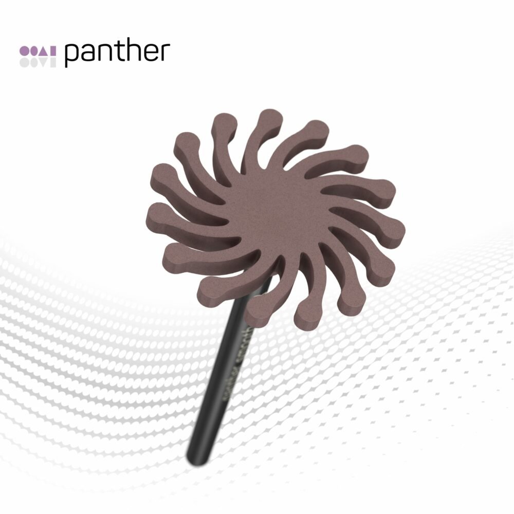 Pulidor Panther Edition smooth en espiral para circonio, disilicato de litio y cerámica