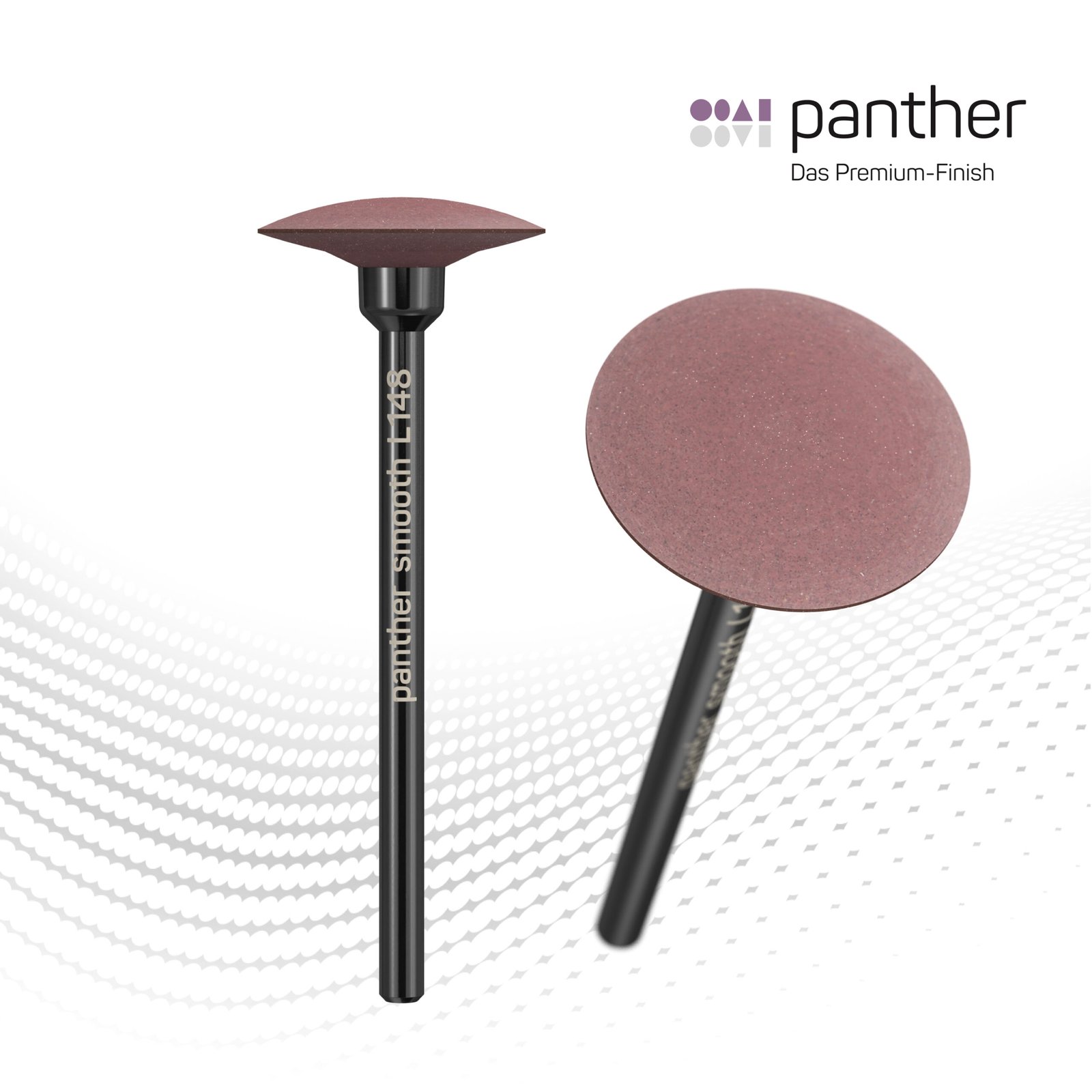 Pulidor Panther Edition smooth en lente fina para circonio, disilicato de litio y cerámica